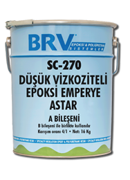 PRIMER SC 270  Düşük Viskoziteli Epoksi Emprenye Astar