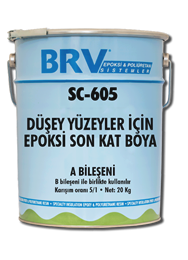 WALL SC 605  Düşey Yüzeyler İçin Solventsiz Epoksi Son Kat Boya