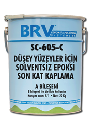 WALL SC 605-C  Düşey Yüzeyler İçin Solventsiz Tix Epoksi Son Kat Kaplama