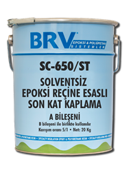 SC 650 ST  Solventsiz Epoksi Reçine Esaslı Son Kat Zemin Kaplama