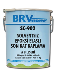 FLOOR SC 902  Solventsiz Epoksi Esaslı Son Kat Kaplama