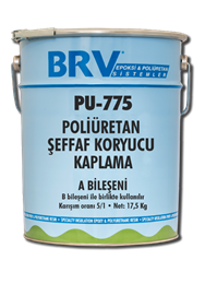 PROTECT PU 775  Poliüretan Şeffaf Koruyucu Kaplama