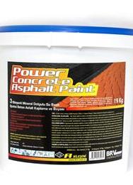 POWER CONCRETE ASPHALT PAINT  Su Bazlı Epoksi, Beton,  Asfalt Kaplama ve Boyası