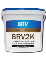 BRV 2K  Polimer Bitümlü, İki Bileşenli, Elastik Su Yalıtım Malzemesi
