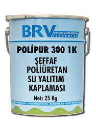 POLİPUR 300 1K  Tek Bileşenli Alifatik Poliüretan Esaslı Su Yalıtım Kaplaması