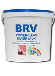 POWERCLEAN SILVER (Ag+)  Polüretan Modifiyeli Antibakteriyel İç Cephe Boyası
