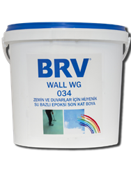 WALL WG 034  Su Bazlı Epoksi Zemin ve Duvar Son Kat Boyası