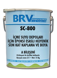 SEAL SC 800  İçme Suyu Depoları İçin Epoksi Esaslı Hijyenik Son Kat Kaplama ve Boya
