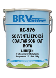 COAL TAR AC 976  Solventli Epoksi Coal Tar Son Kat Boya