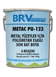 METAC PU 123  Metal Yüzeyler İçin Poliüretan Esaslı Son Kat Boya